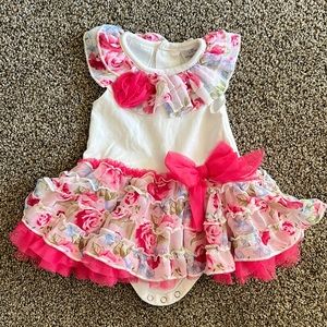 Koala baby boutique Easter dress spring ruffles